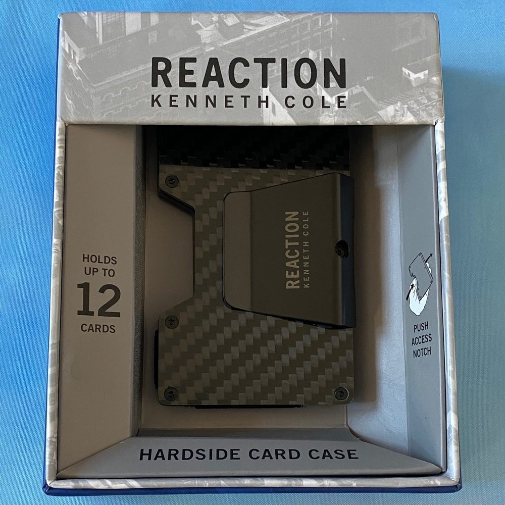 NWT Kenneth Cole Reaction
Men's RFID Slim Hard Side Money Clip
Wallet